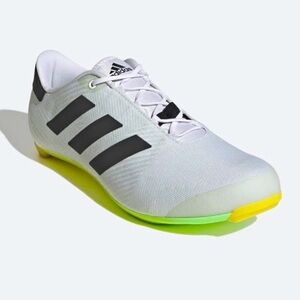 nwt Adidas The Road Shoe Cycling Cloud White Black Yellow Women 8.5 Men 7.5